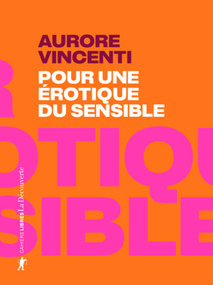 cover image of Pour une érotique du sensible